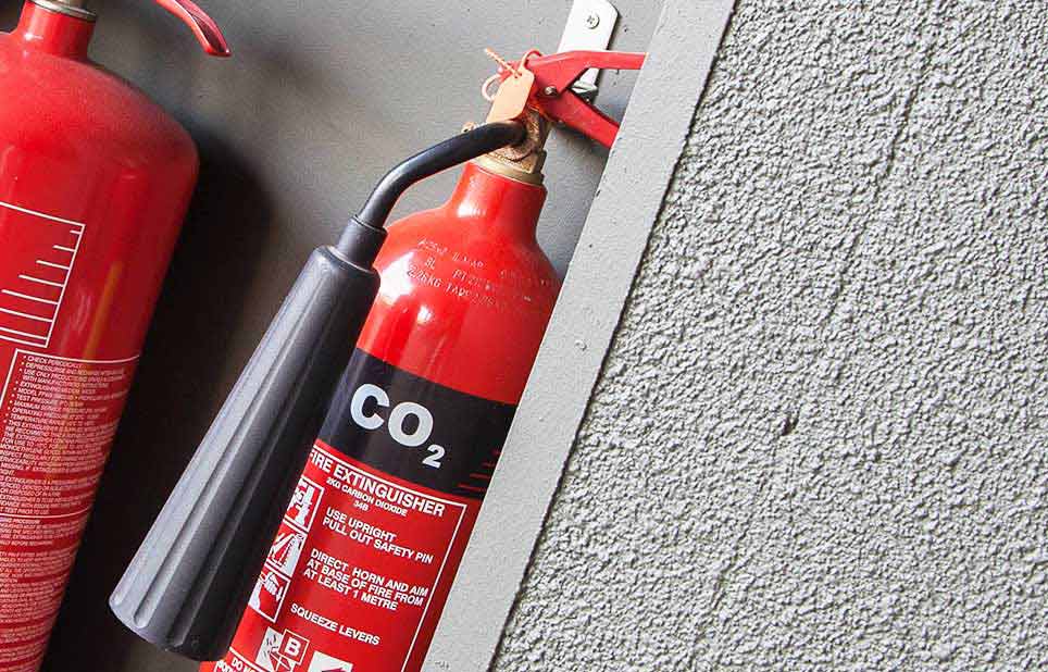 CO2 fire extinguisher