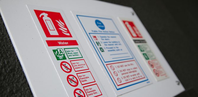 fire signage