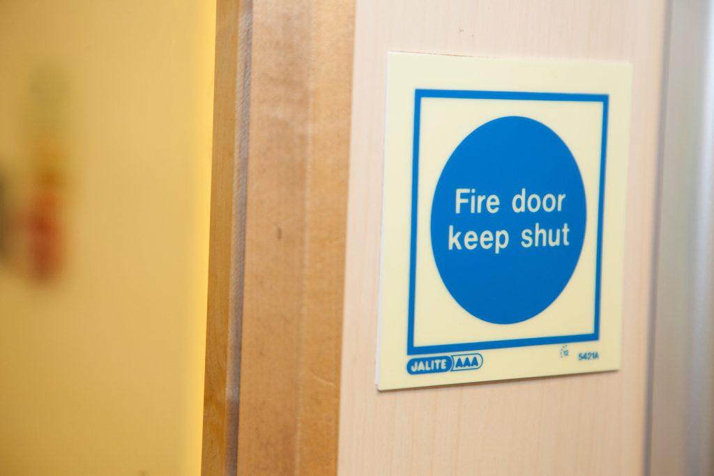 fire door keep shut