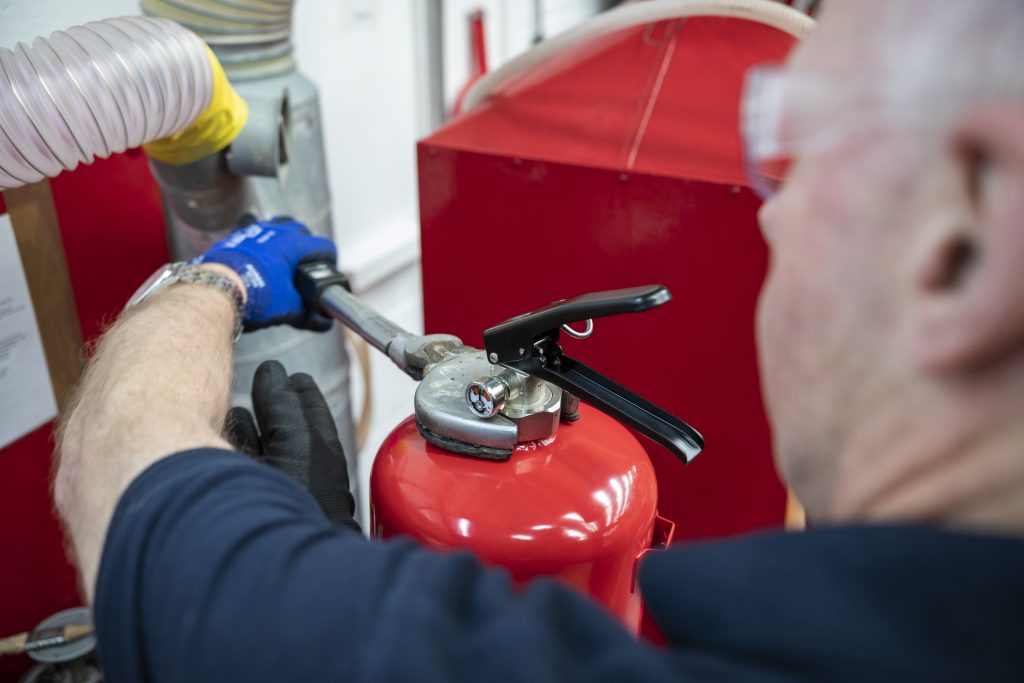 fire extinguisher value testing